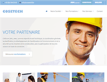 Tablet Screenshot of cosetech.be